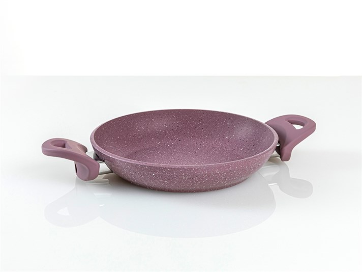 Urbann Granite Single Shallow Frying Pan 20 cm DarkPink