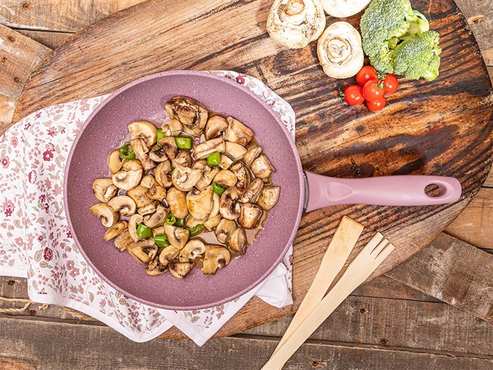 Urbann Granite Single Fry Pan 26 cm DarkPink