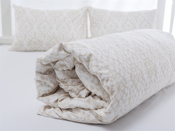 vâlvătaie Cu Bumbac Double Lenjerie De Pat 200x220 cm Culoarea Pietrei
