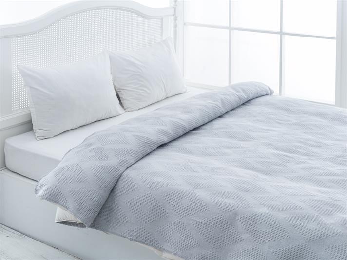 vafelă Cottony Double Person  PĂTURĂ 200x220 cm Gri.