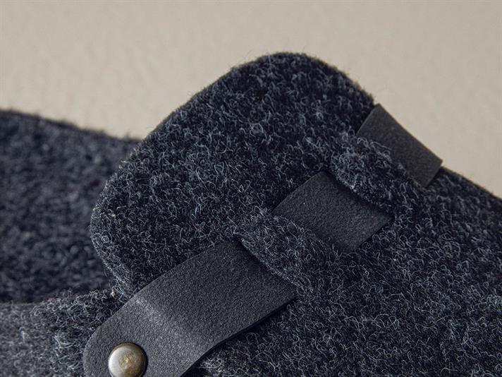 Papuci de casa, pentru barbati, Valley, poliester, masura 44, antracit