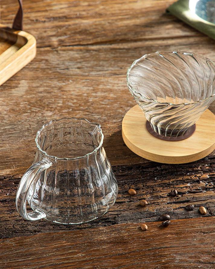Valery Borosilicate 2 cups Coffee Pot 300 ml Transparent