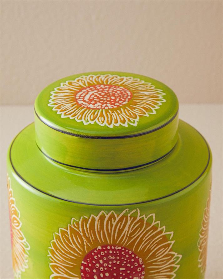 Floweret Silicone Vase 15x15x22 cm Green