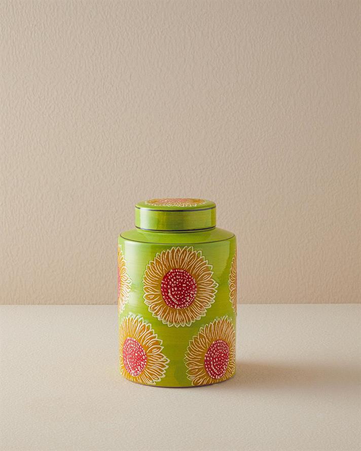 Floweret Silicone Vase 15x15x22 cm Green