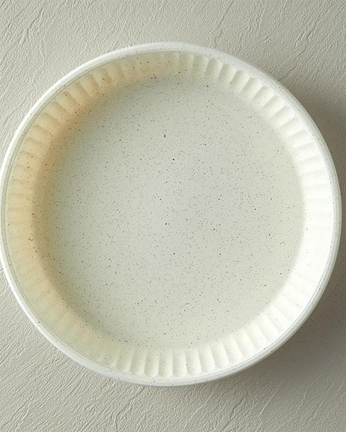 Glass Non-stick Oven Cover 26 cm White