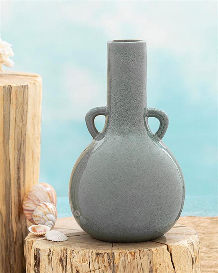 Stoneware Vase 17,5x11,5x19 cm Seledon,