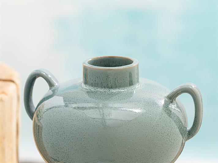 Vază, ceramică, 18x15x28 cm, verde