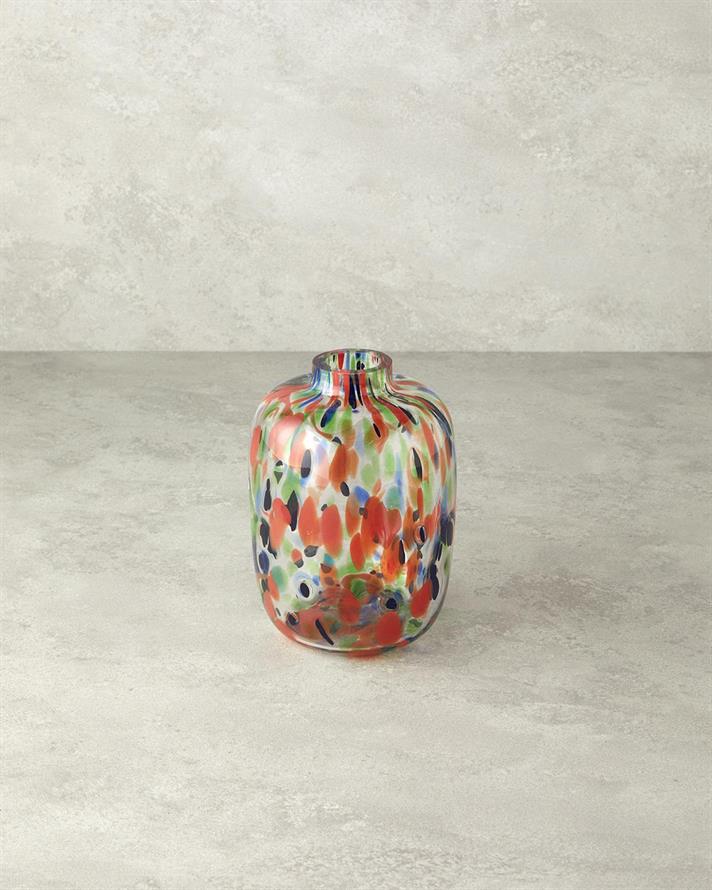 Vaza, Delicia, borosilicat, 18x13 cm, multicolor