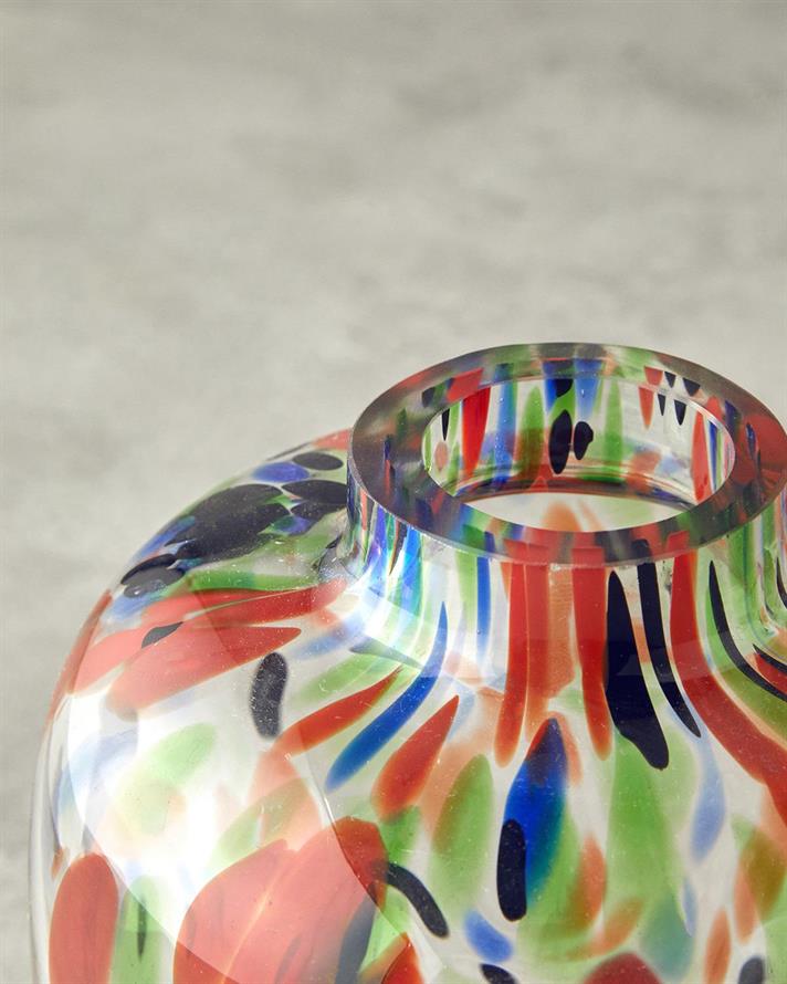 Vaza, Delicia, borosilicat, 18x13 cm, multicolor