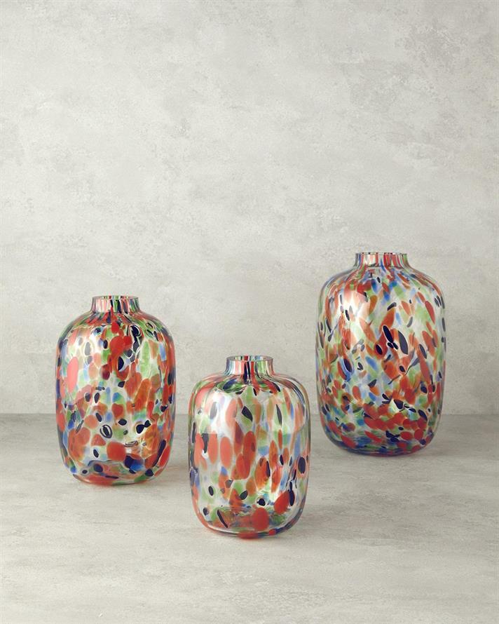 Vaza, Delicia, borosilicat, 18x13 cm, multicolor