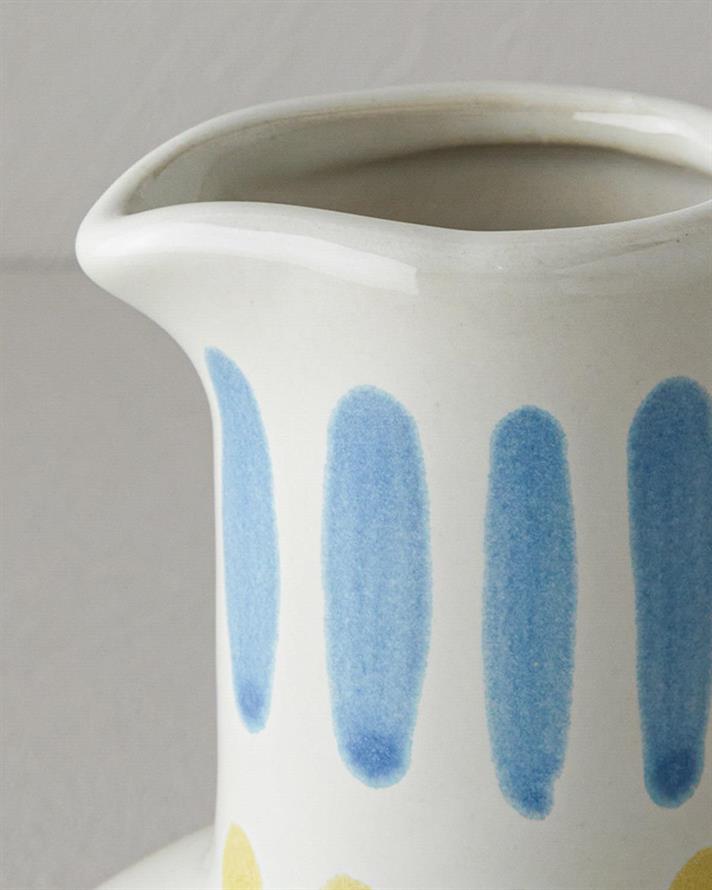 Vaza, Valencia, gresie ceramica, 14,5x13x20 cm, multicolor