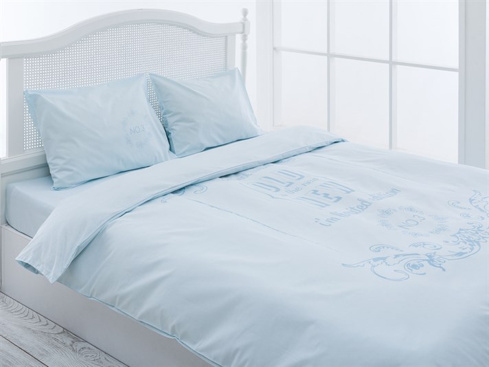 Vechi este nou Bumbac Double Set Lenjerie De Pat 200x220 cm Seledon