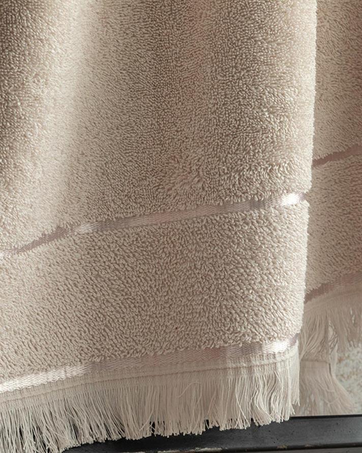 Vegan Cotton Bath Towel 70x140 cm Gray