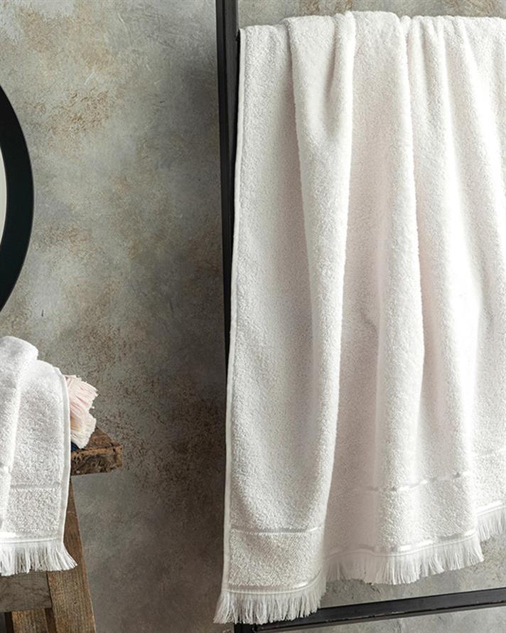 Vegan Prosop De Baie, Bumbac, 70*140 Cm, Verde-Portocaliu