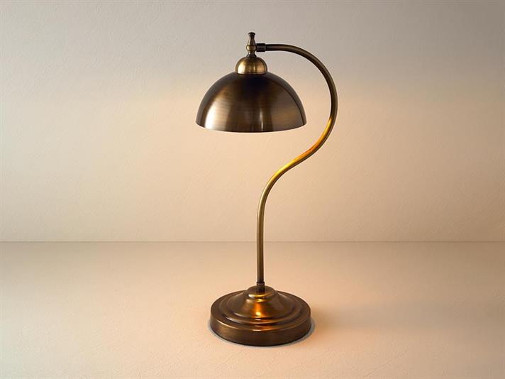 Veioza, Lucia, metal, 29x46 cm, auriu antique