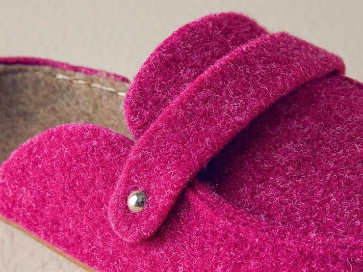 Papuci de casa, dama, Vera, poliester, masura 39, fuchsia