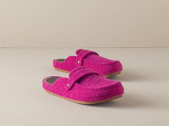 Papuci de casa, dama, Vera, poliester, masura 39, fuchsia