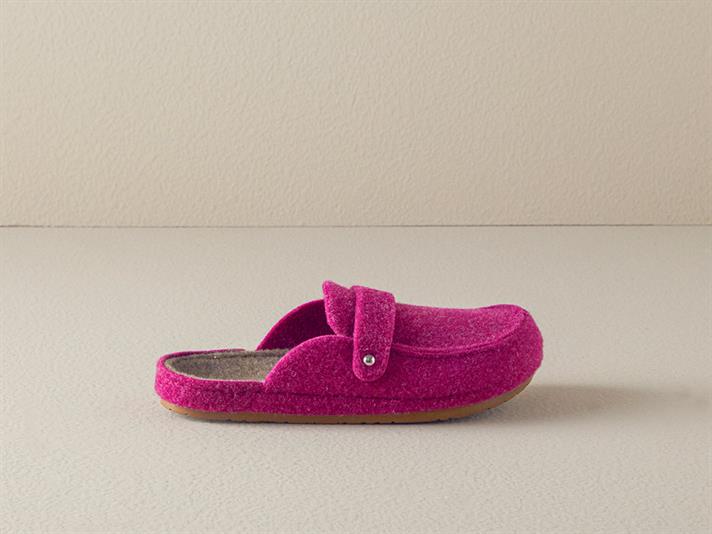 Papuci de casa, dama, Vera, poliester, masura 40, fuchsia