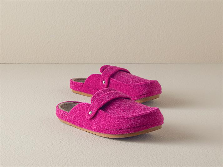 Papuci de casa, dama, Vera, poliester, masura 40, fuchsia