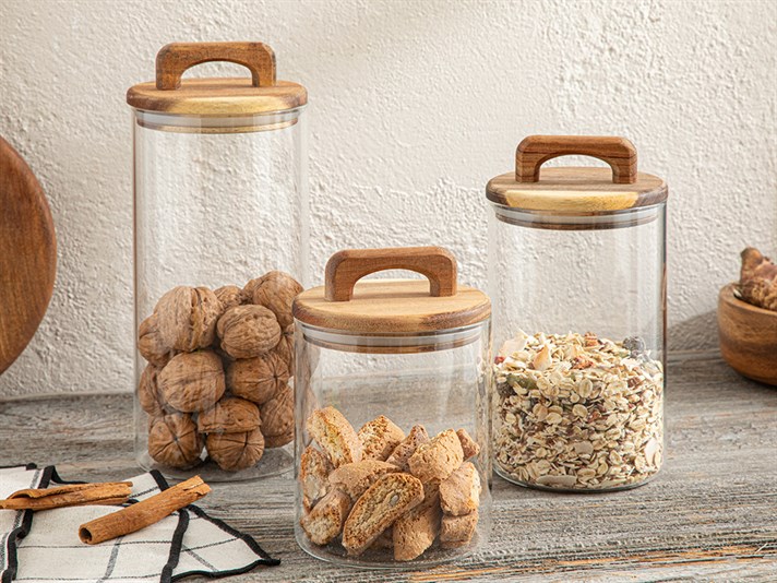 Verano Borosilicate Jar 1370ml Transparent
