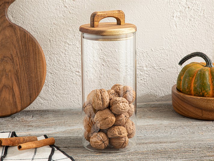 Verano Borosilicate Jar 1370ml Transparent