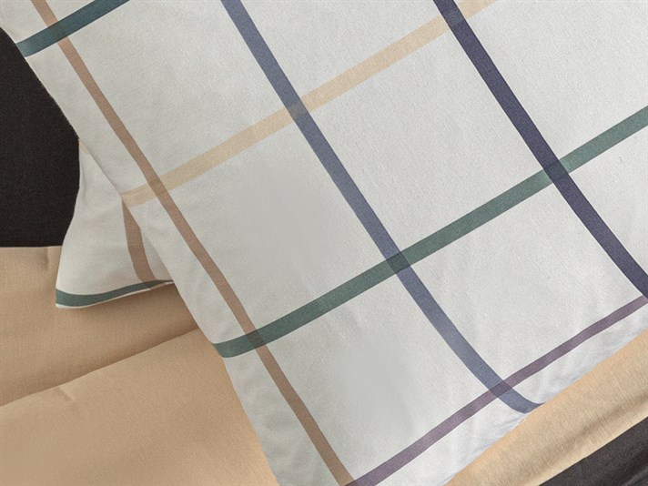 Verificare Glam Cu Bumbac Cu 2 Piese Față De Pernă 50x70 cm Albastru