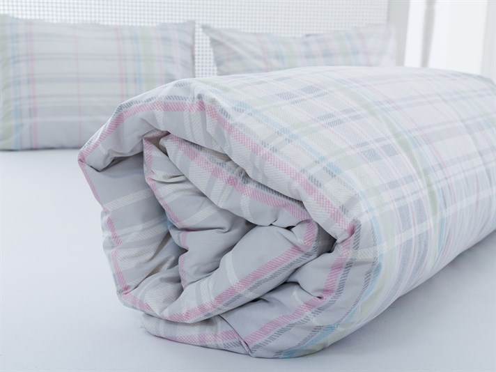 Verificator Cu Bumbac Single Lenjerie De Pat 160x220 cm Roz