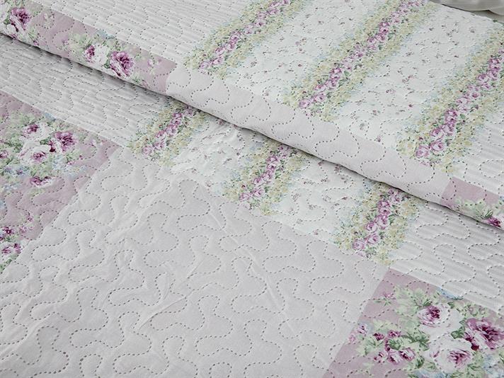 Verne Persoană dublă  CUVERTURĂ DE PAT MU 200x220 cm Liliac.