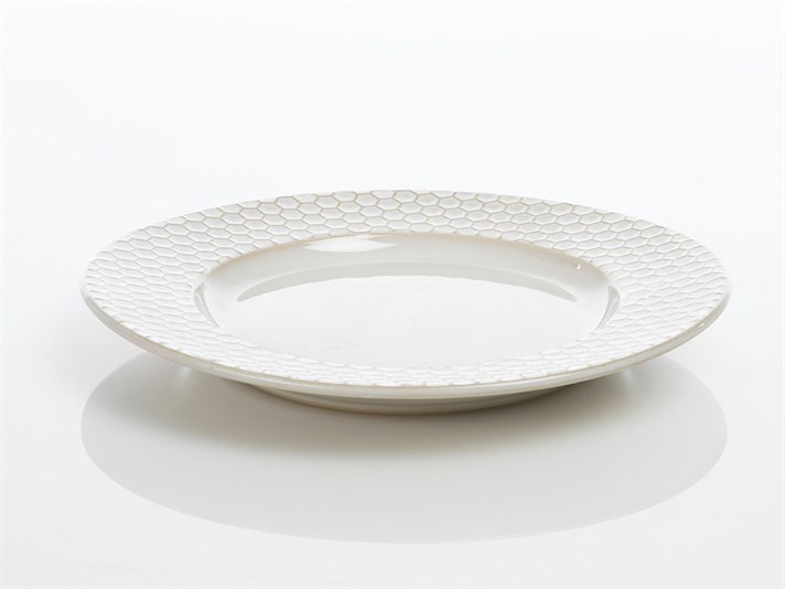 Viața de aur Gresie Farfurie De Tort 20 cm Crem.