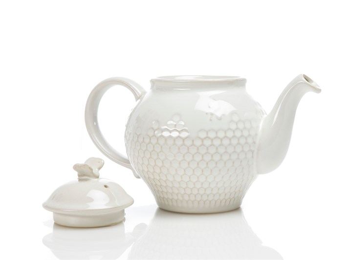 Viața de aur  Stoneware Ceainic Cream