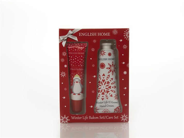 Viața de iarnă Kit De Îngrijire 12x14.5 cm Roșu