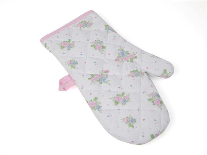 Rosy Life Printed 2 Pcs Set Kitchen Set Pink - White