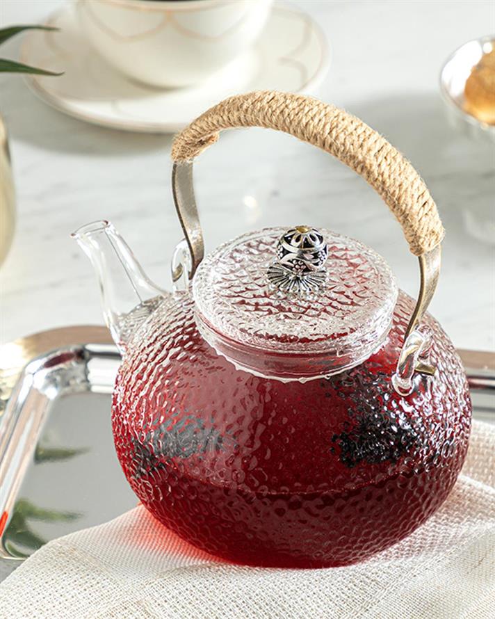 Vienna Oală, Sticlă Borosilicată, 500 Ml, Albastru