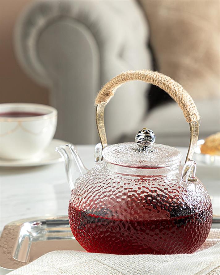 Vienna Oală, Sticlă Borosilicată, 500 Ml, Albastru