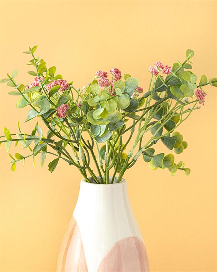 vinietă Floare Artificial Cu O Singură 34 cm Roz