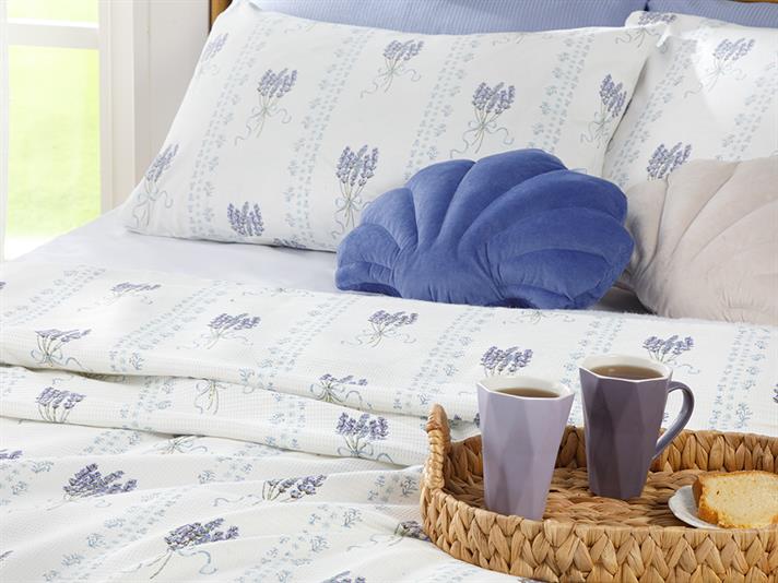 Vintage Lavender  Cu imprimeu Double Person  CUVERTURĂ 200x220 cm Lavandă