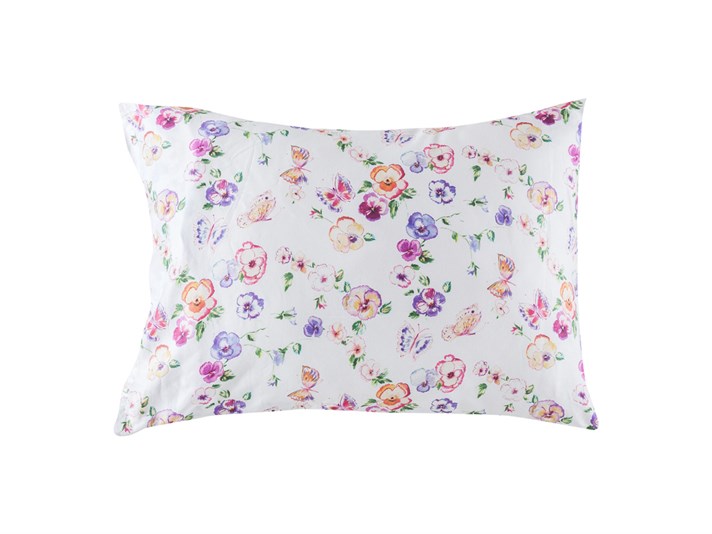 Viola Bumbac Satinat Cu 2 Piese Față De Pernă 50x70 cm Violet