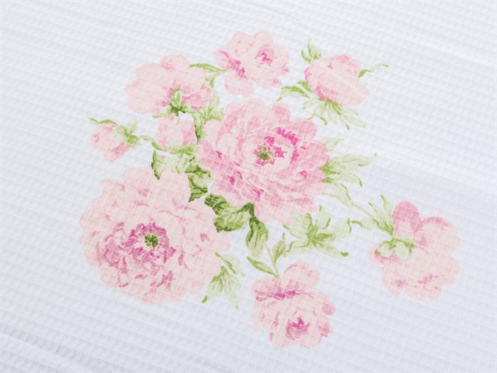Vis de bujor  Cu imprimeu Pentru o persoana  CUVERTURĂ 150x220 cm Roz
