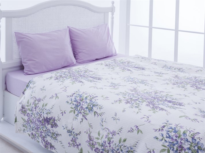 Vistery la  Cu imprimeu For One Person  SET CUVERTURĂ 150x220 cm Lilac.
