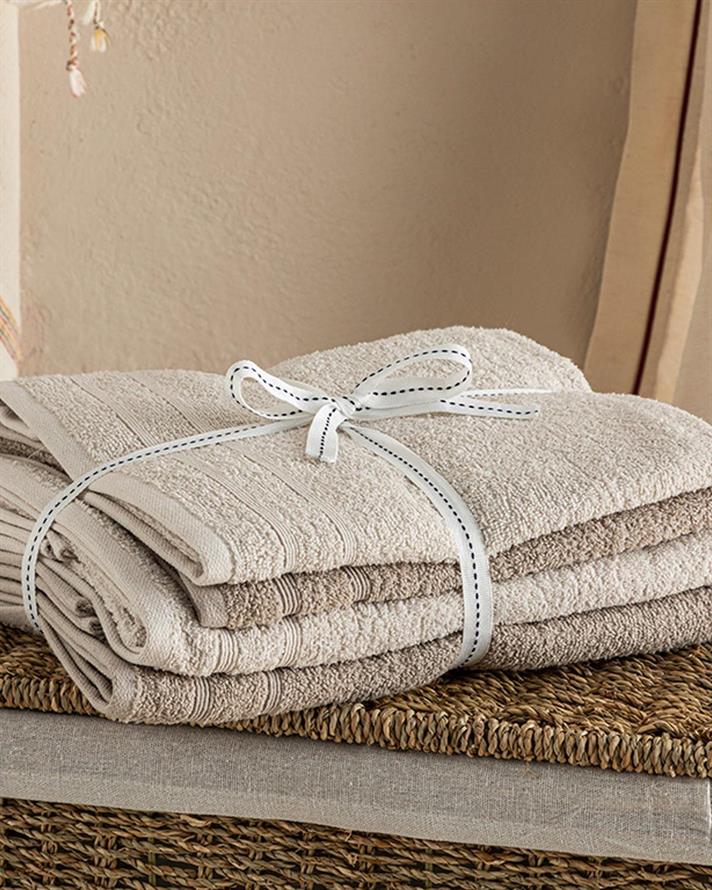 Vita Set De Prosoape De Baie, Bumbac, 50*85+70*140Cm, Roz