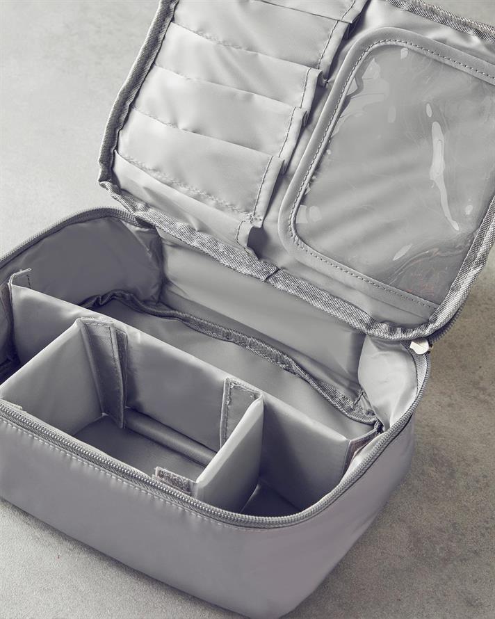 Vivian Poliester Organizator 26x19x8,5 cm Gri