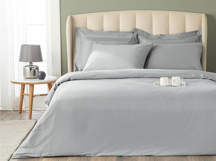 Vivian Set Lenjerie De Pat Super King Size 4 Perne - Set Lenjerie De Pat Satin Din Bumbac | English Home, 260 x 220 cm,