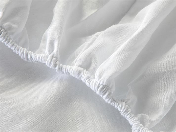 Vivid Set Lenjerie De Pat Dublu - Set Lenjerie De Pat Satin Din Bumbac | English Home, 200 x 220 cm, Alb