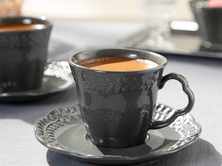 Viyana # 4 Parça 2 Kişilik 80 ml Anthracite