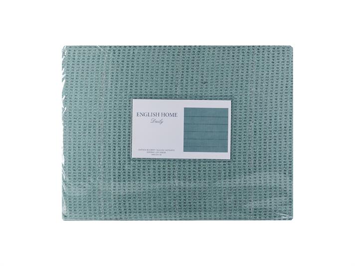 Waffle Glam Cottony Double Person  PĂTURĂ 200x220 cm Seledon,