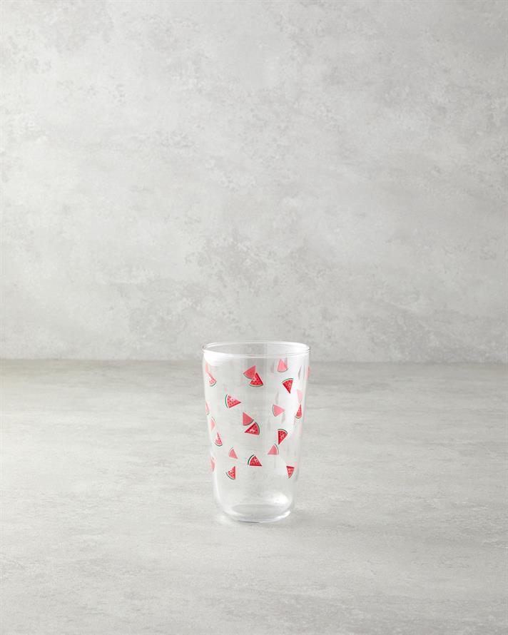 Watermellies Sticlă Cu 3 Piese Pahar 400 ml Roșu