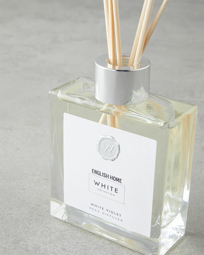 White violet Parfum De Cameră Cu Bețișoare 100 ml Alb