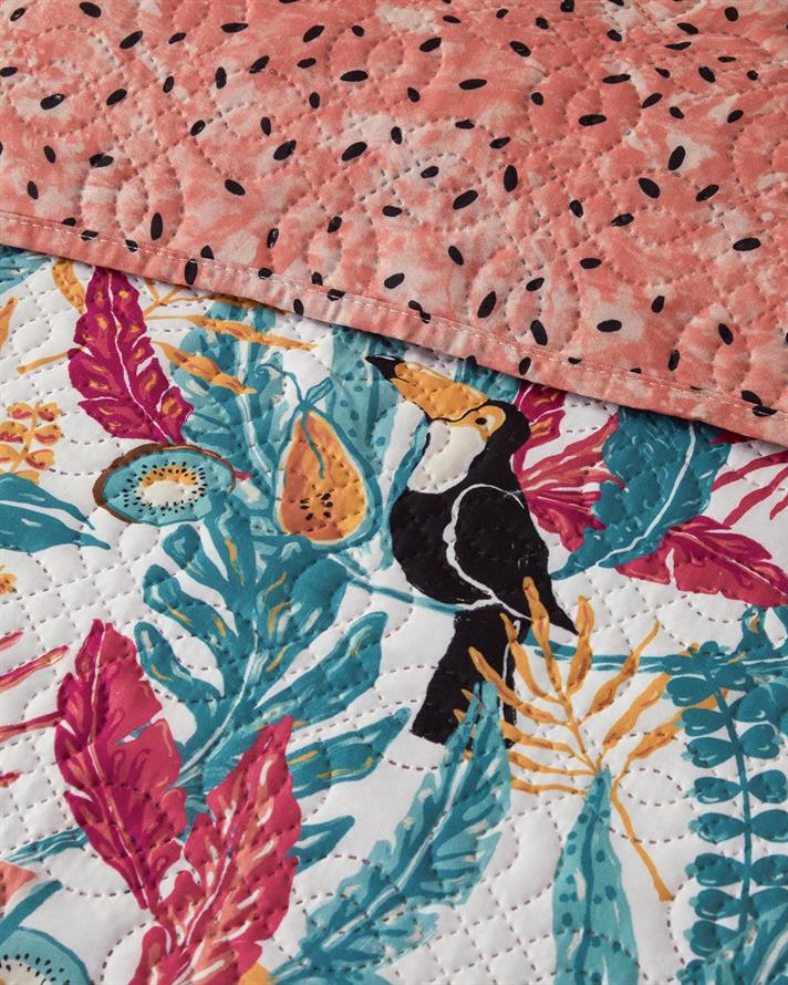 Wild Jungle Single Cuvertură Multifuncțională 160x220 cm Verde