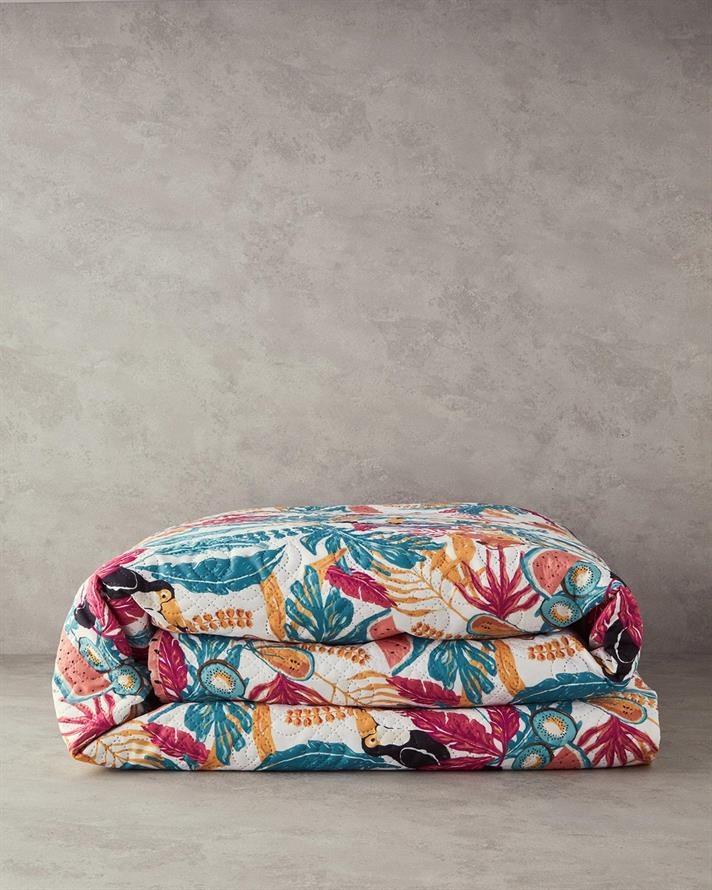 Wild Jungle Single Cuvertură Multifuncțională 160x220 cm Verde