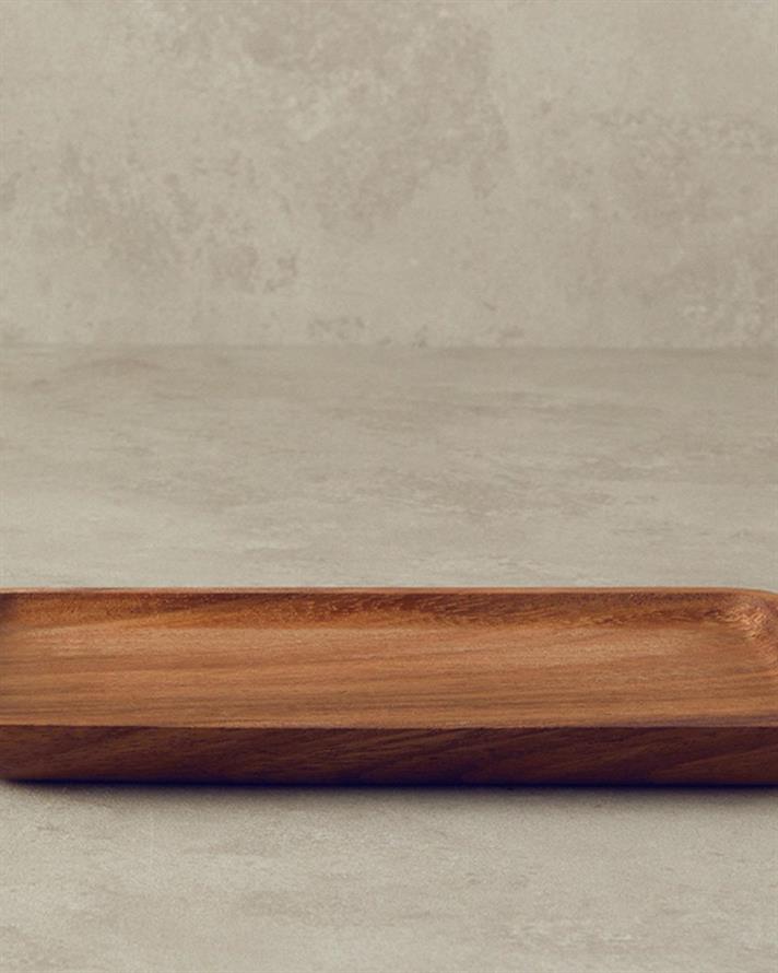 Wild Wood Walnut Rectangular Presenter Brown